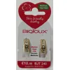 Biojoux, uhani eleganca zlat, BJT240