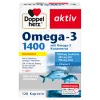 Doppelherz, Aktiv olje morskih rib omega-3 kapsule, 1400 mg, 120 kapsul