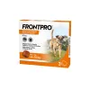 Frontpro, 28 mg žvečljive tablete za pse (>4 - 10 kg) z okusom govedine, 3 tablete