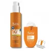 Avene, Sun zelo visoka zaščita, pršilo za otroke resistant ZF50+, 200 ml + Reflexe Solaire emulzija ZF50+, 30 ml