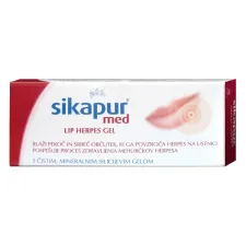 Sikapur, med gel proti herpesu, 5 g