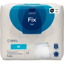 Abena, Fix Net mrežaste hlačke za pričvrstitev podlog za inkontinenco, M velikost, 5 hlačk