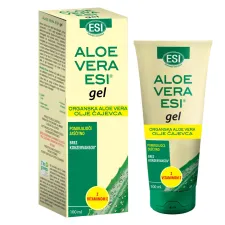 ESI, Aloe Vera gel z oljem čajevca in vitaminom E, 100 ml