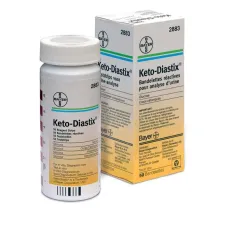 Bayer diag, Keto diastix trakovi (glukoza, ketoni) za merjenje v urinu, 50 testnih lističev