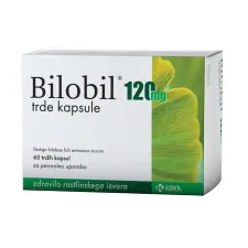Bilobil 120 mg trde kapsule, 60 kapsul 