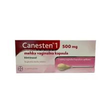 Canesten1 500 mg mehka vaginalna kapsula, 1 kapsula + 1 aplikator