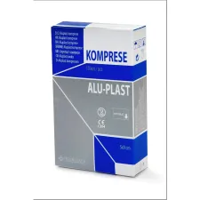 Aluplast Extra, Komprese za prvo pomoč, 5 cm x 9 cm, 10 kompres