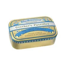 Grether's, pastile z okusom črnega ribeza brez sladkorja, 110 g