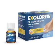 Exolorfin 50 mg/ml zdravilni lak za nohte, 2,5 ml
