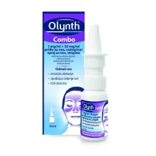 Olynth Combo 1 mg/ml + 50 mg/ml pršilo za nos, raztopina, 10 ml
