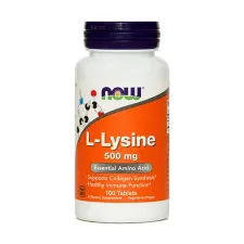 Now, L-Lizin 500 mg, 100 tablet