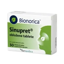 Sinupret obložene tablete, 50 tablet