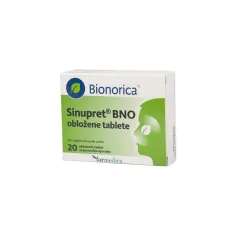Sinupret BNO obložene tablete, 20 tablet