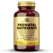 Solgar, prenatal nutrients tablete, 120 tablet
