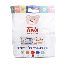 Trudi, Baby, Care paket plenic Dry Fit Maxi 7 – 18 kg, 54 plenic + Darilo Trudi čistilni robčki