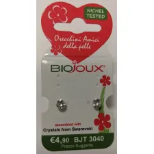 Biojoux, uhani Swarovski kristal, BJT3040