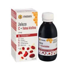 Medex, Železo C + folna kislina sirup, 150 ml