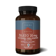 Terranova, Železo 20 mg kapsule, 100 kapsul