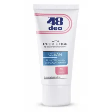 48, Deo antiperspirant s probiotiki Clear roll-on 50 ml