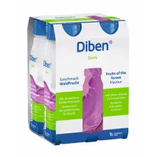 Diben napitek, okus gozdni sadeži, 200 ml, 4 plastenke