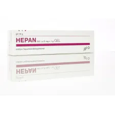 Hepan 500 i.e./5 mg v 1g gel, 50 g