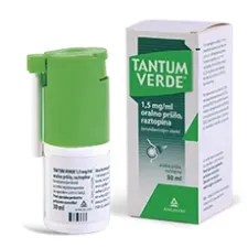 Tantum Verde 1,5 mg/ml oralno pršilo, raztopina, 30 ml