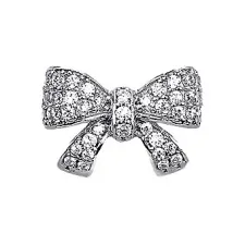 Biojoux, uhani pentlja s kristalčki, BJT208