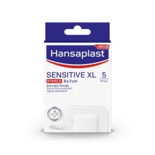 Hansaplast, obliž Sensitive xl sterilen, 5 obližev