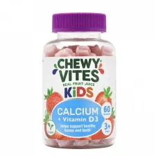 Chewy Vites, Kids Kalcij + vitamin D3, 60 gumjastih bonbonov