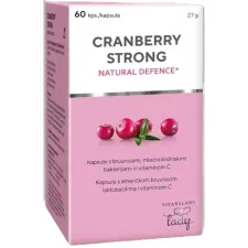 Cranberry, strong kapsule z brusnicami mlečnokislinskimi bakterijami in vitaminom c, 60 kapsule
