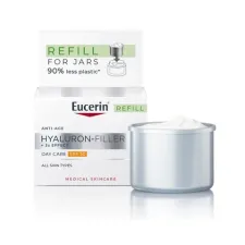 Eucerin, Hyaluron-Filler + 3x effect dnevna krema za vse tipe kože ZF30, refill, 50ml