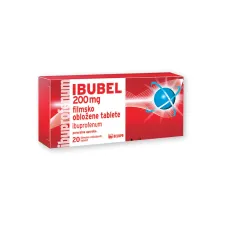 Ibubel 200 mg filmsko obložene tablete, 20 tablet