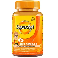 Supradyn, Kids Omega-3 z okusom sadja, 60 želejčkov