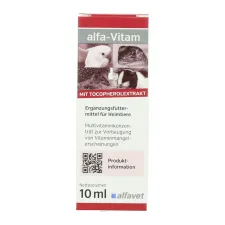 Alfa-vitam, sirup za okrasne ptice in male glodalce, 10 ml