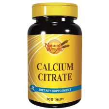 Natural Wealth, Kalcijev citrat, 100 tablet