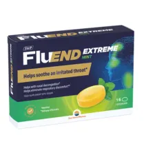 Sun Wave Pharma, Fluend Extreme Mint, 16 pastil