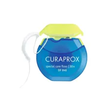 Curaprox, zobna nitka DF846 Implant Special Care Floss, 30 zobnih nitk