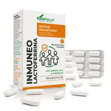 Soria Natural, Inmuneo Laktoferin s Kolostumom, 36 žvečljivih tablet