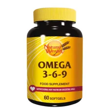 Natural Wealth, Omega 3-6-9, 60 kapsul
