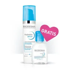 Bioderma, Hydrabio, vlažilni serum za obraz, 40ml + Hydrabio H2O, micelarni losjon, 100ml gratis