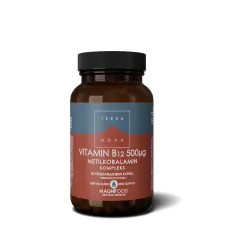 Terranova, Vitamin B12 500 μg metilkobalamin kompleks, 50 vegetarijanskih kapsul