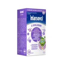 Marsovci, Žvečljive tablete z inulinom z okusom gozdnih sadežev, 30 tablet
