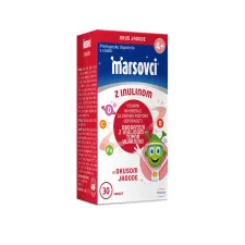 Marsovci, Žvečljive tablete z inulinom z okusom jagode, 30 tablet