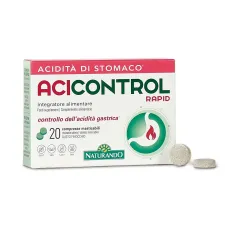 Naturando, Acicontrol Rapid, 20 žvečljivih tablet