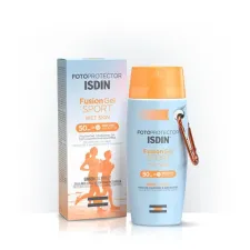 Isdin, Fotoprotector Fusion Gel SPORT Wet skin za telo za zaščito pred soncem ZF50+, 100ml