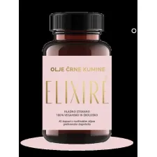 Elixiré, Olje črne kumine, 45 kapsul
