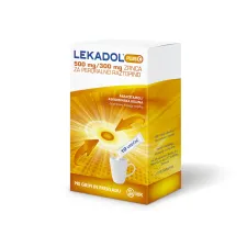 Lekadol plus C 500 mg/300 mg zrnca za peroralno raztopino, 5 g, 10 vrečic