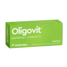 Oligovit, Pantenol + Vitamin C, 20 pastil