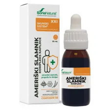 Soria Natural, Ameriški slamnik kompleks XXI kapljice brez alkohola, 50 ml