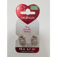 Biojoux, uhani queen margaret zlata, BJT381